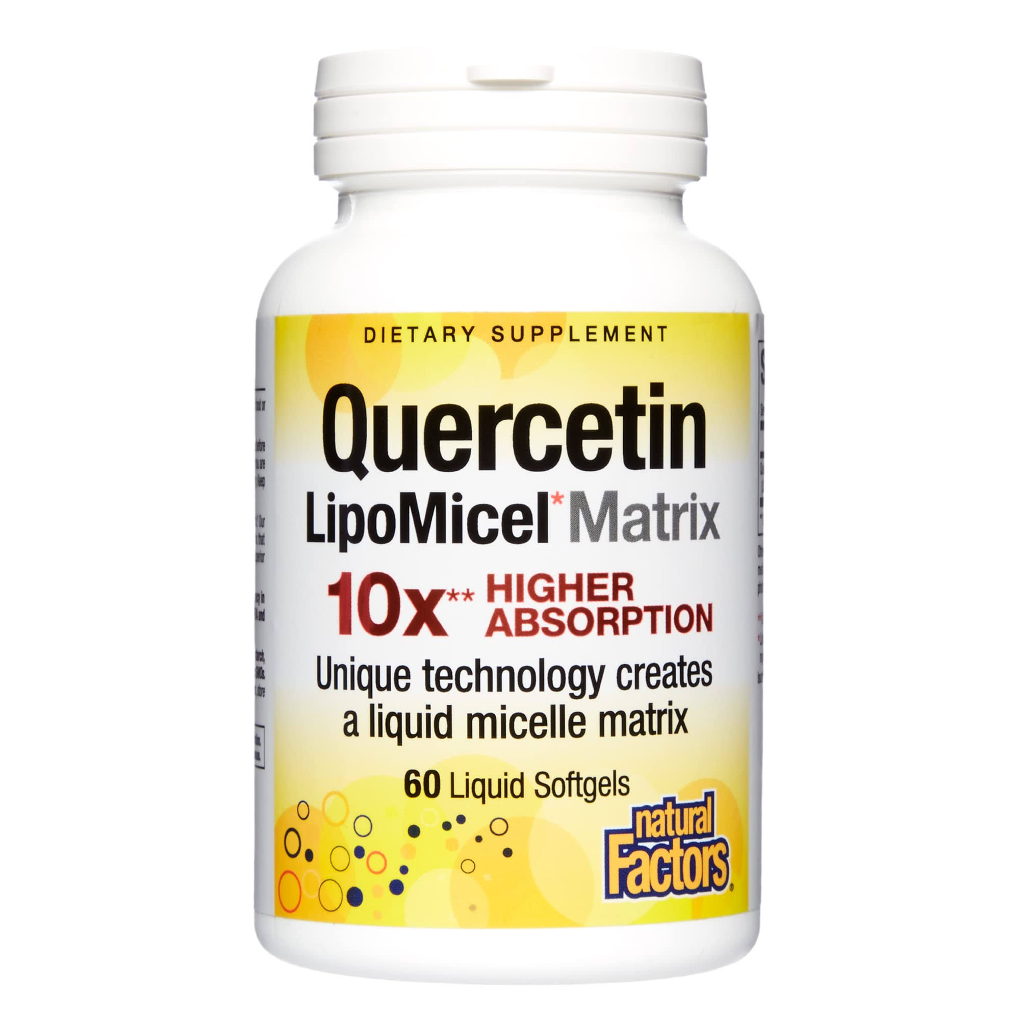 Natural Factors - Quercetin LipoMicel Matrix, 60 softgels
