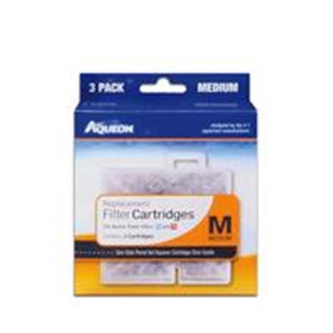 Aqueon Replacement Filter Cartridges - Medium, 3 Pack