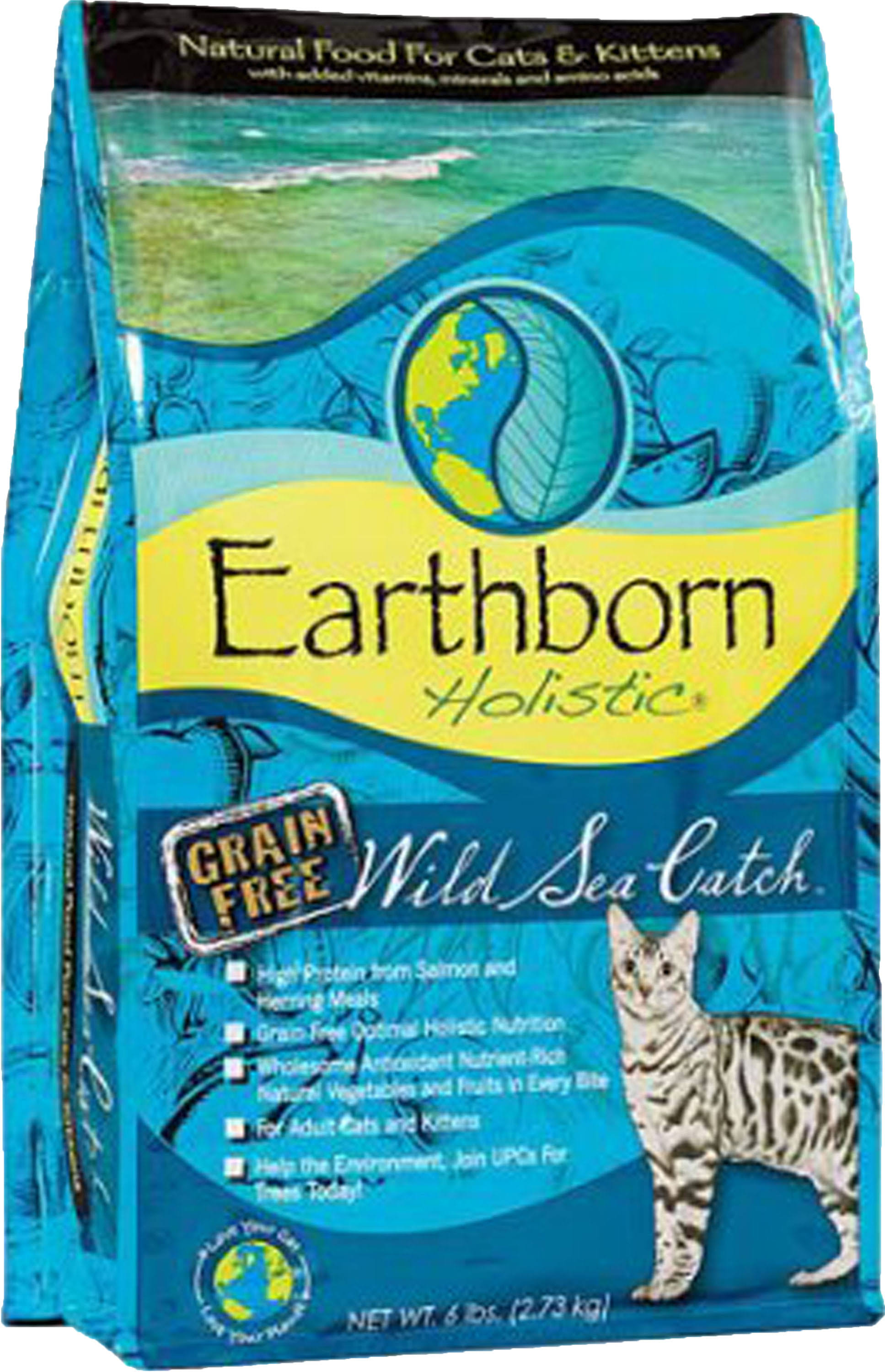 Earthborn Holistic - Wild Sea Catch - Grain Free Fish - Dry Cat Food