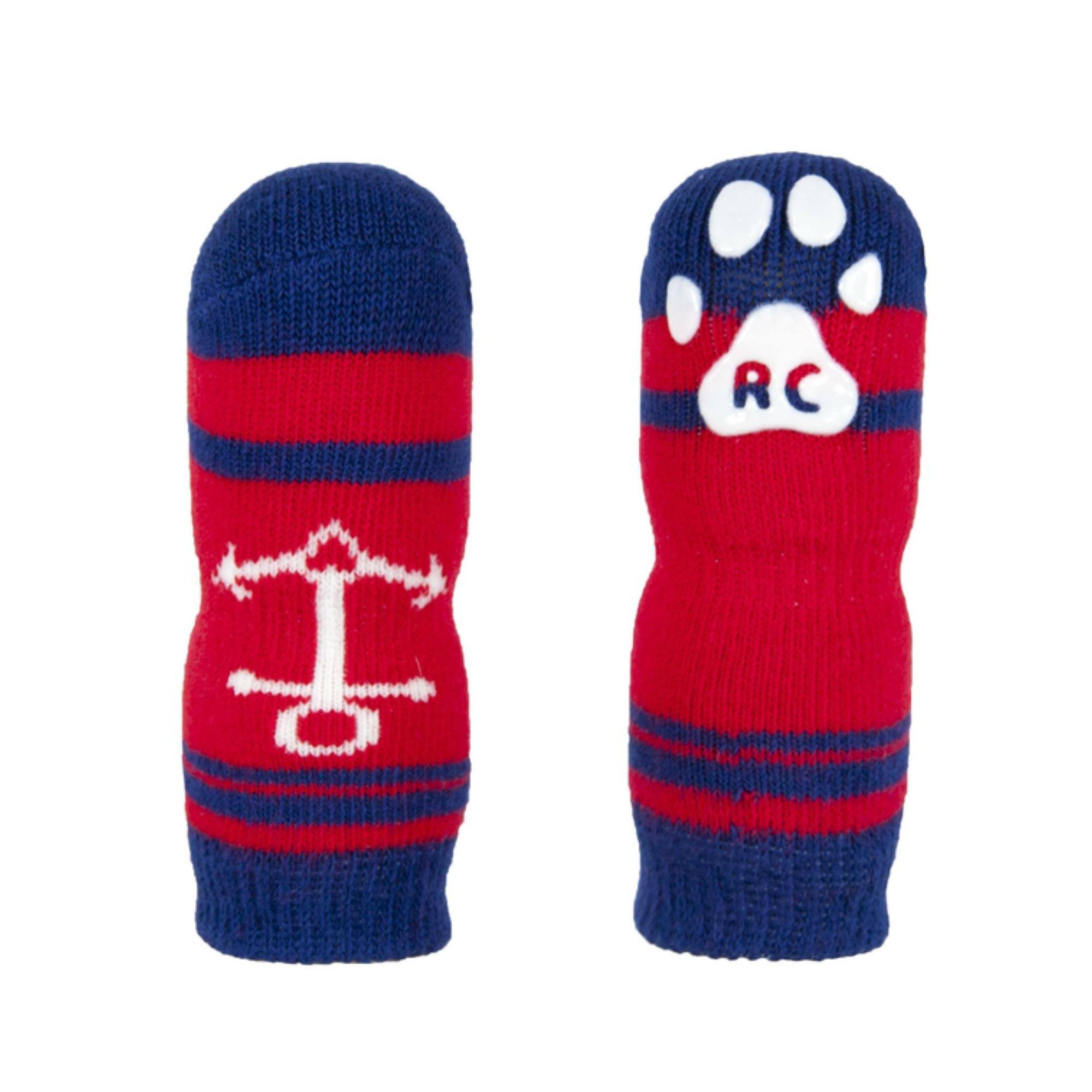 RC Pets Pawks Dog Socks, Paw Protection, X-Small, Nautical