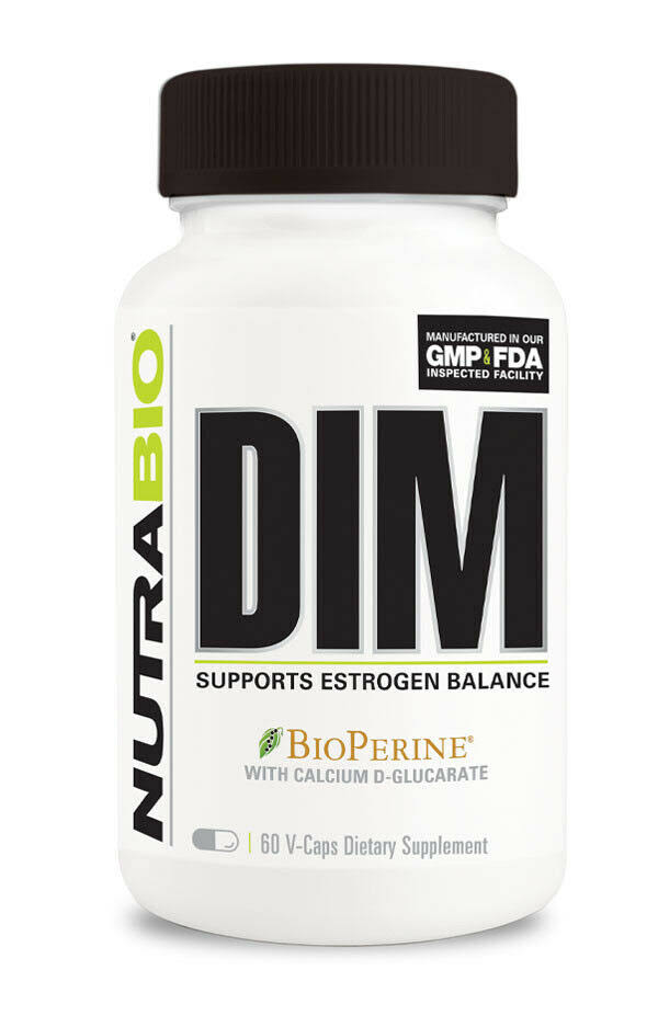 NutraBio Dim with Calcium D-Glucarate 60VCaps Estrogen Balance and Metabolism. NutraBio. Vitamins & Minerals. 649908270162.