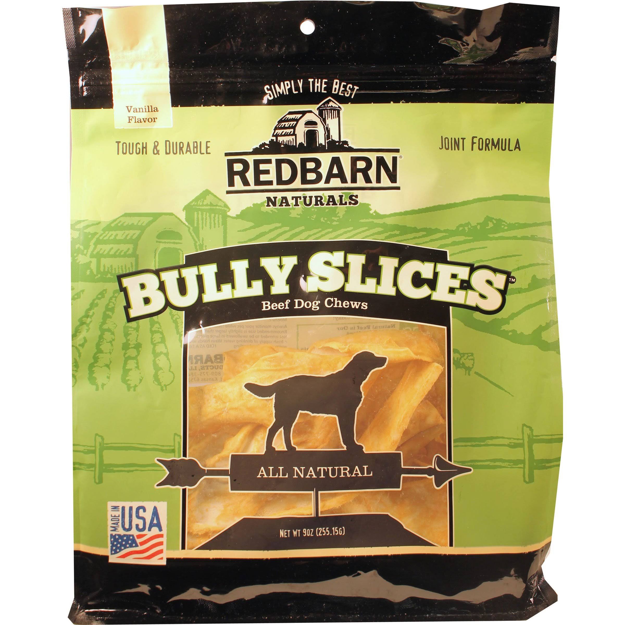 Red Barn Naturals Bully Slices Beef Dog Chews - Vanilla, 6 x 9oz