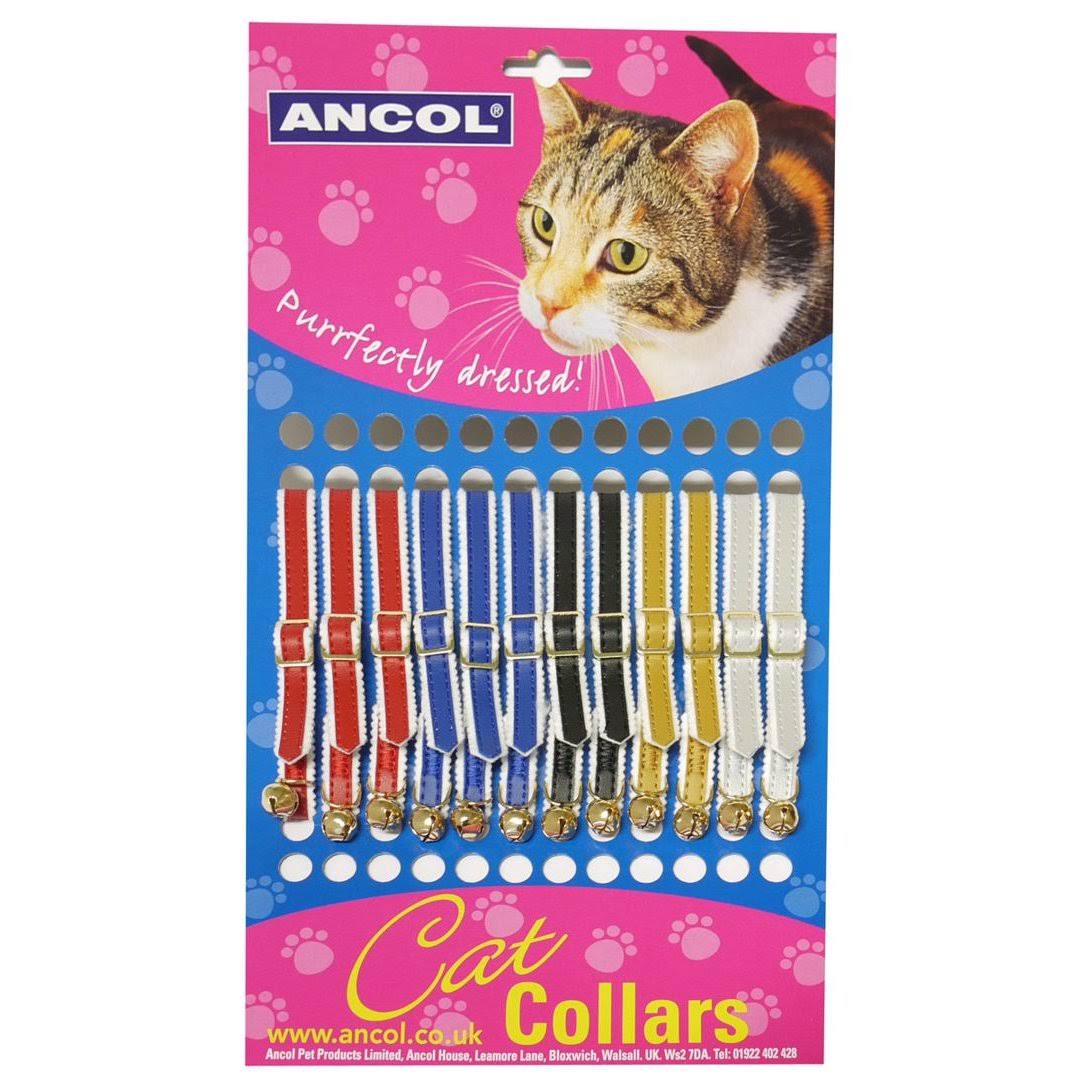 Ancol Safety Buckle Cat Collar - Assorted, 12pcs