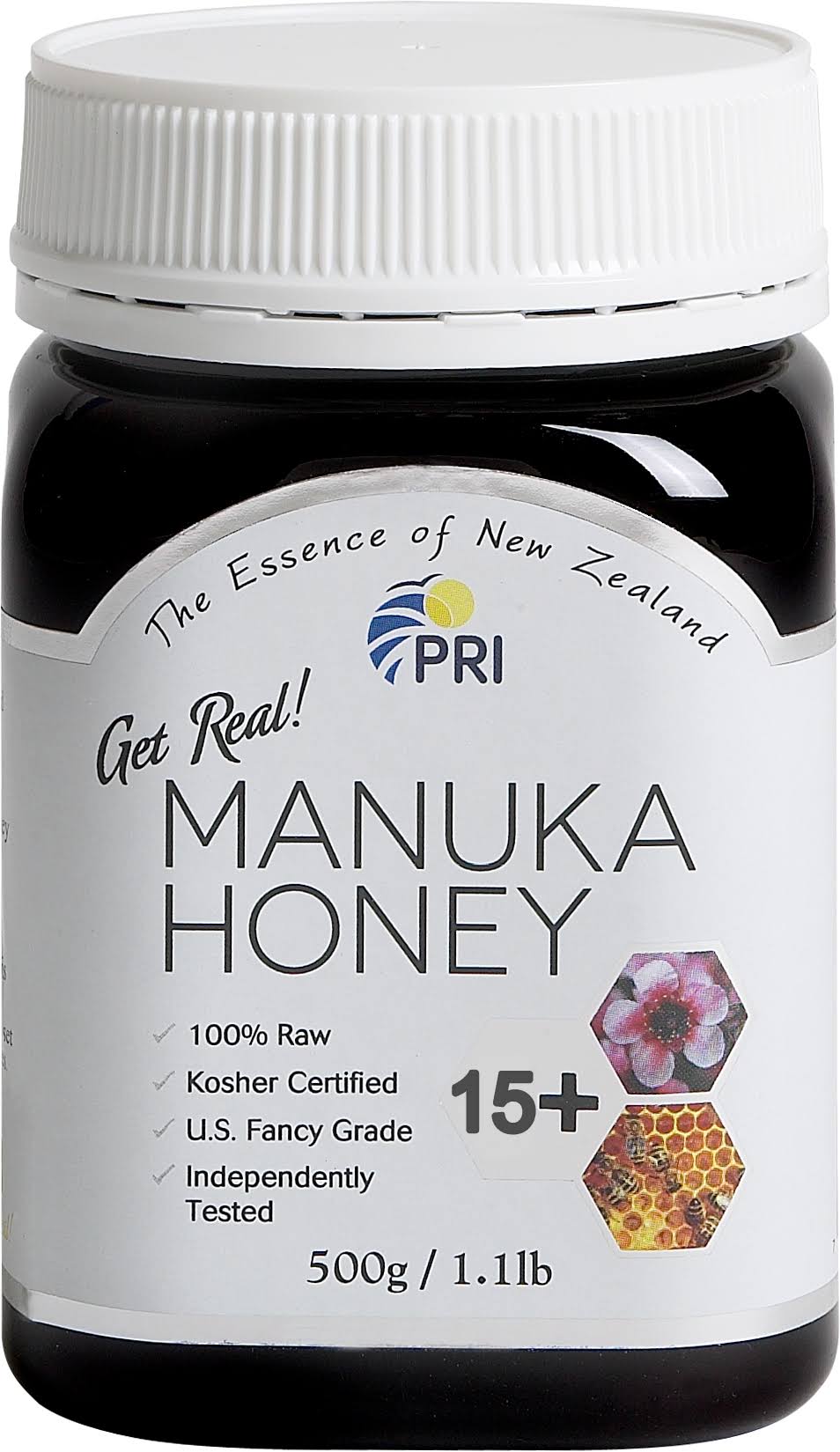 Pacific Resources Int. Manuka Honey, 15+ - 1.1 Lb