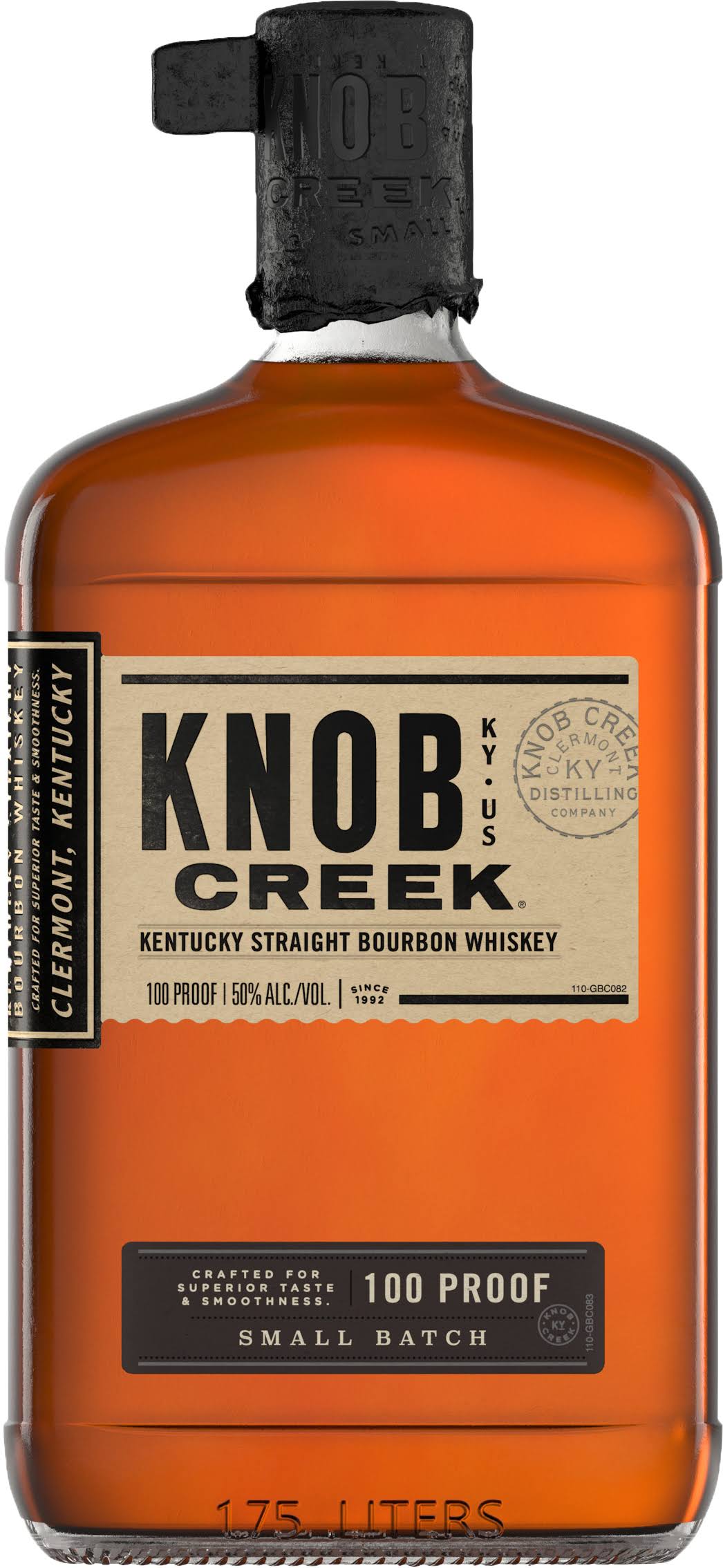 Knob Creek Bourbon Whiskey, Kentucky Straight - 1.75 liters