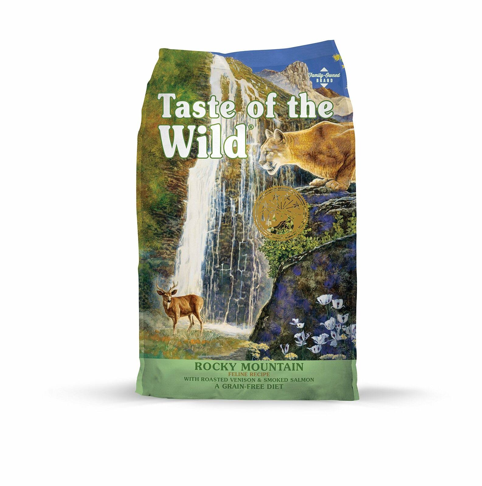Taste of the Wild Rocky Mountain with Roasted Venison & Smoked Salmon Cat Food 14lbs