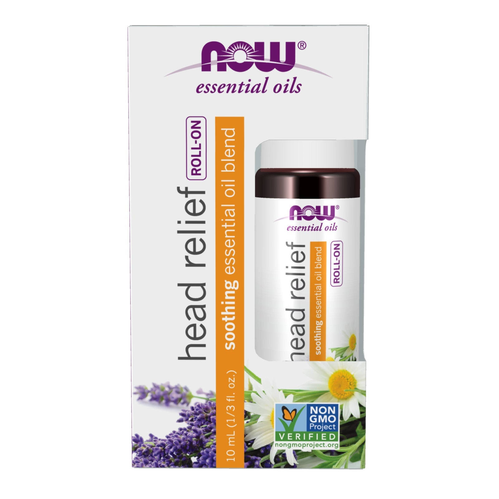 NOW Foods Essential Oil, Head Relief Blend Roll-On - 10 ml