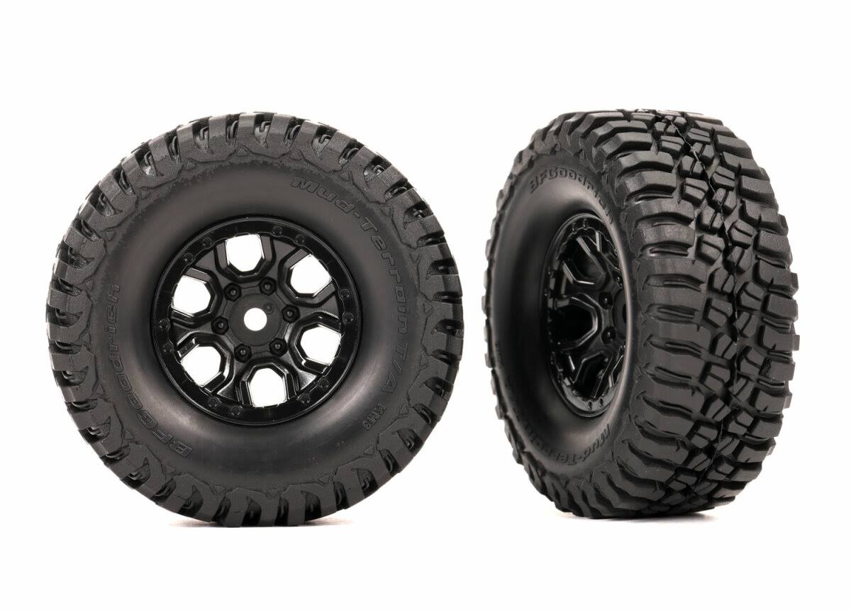 Tires & Wheels Assembled (Black 1.0" Wheels BFGoodrich) (2)