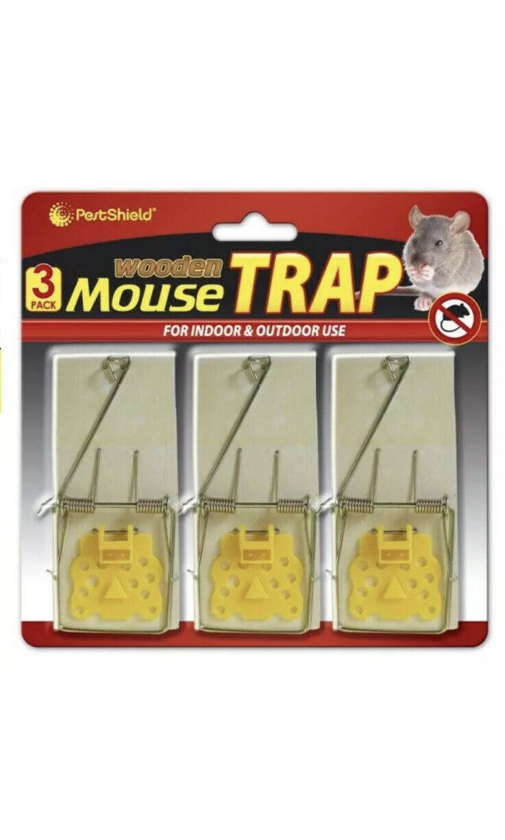 Plywood Mouse Trap - 3pk