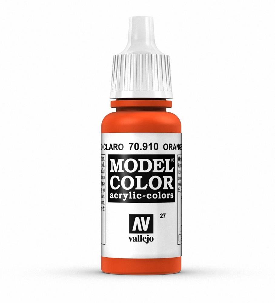 Vallejo Model Acrylic Colors Paint - Orange and Red, 17ml