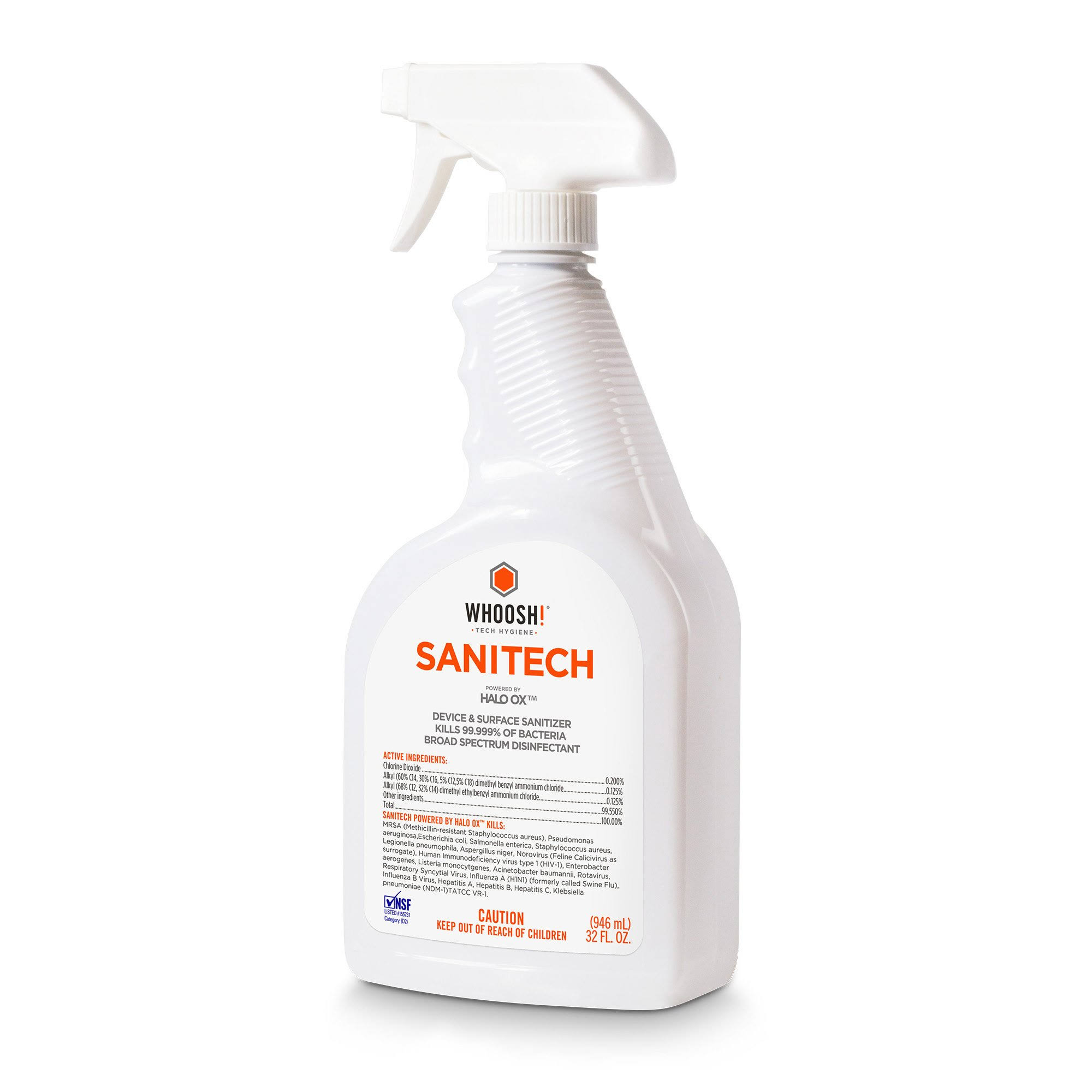 WHOOSH Sanitech 946mL Disinfectant Sprayer - 15-08856 by WHOOSH