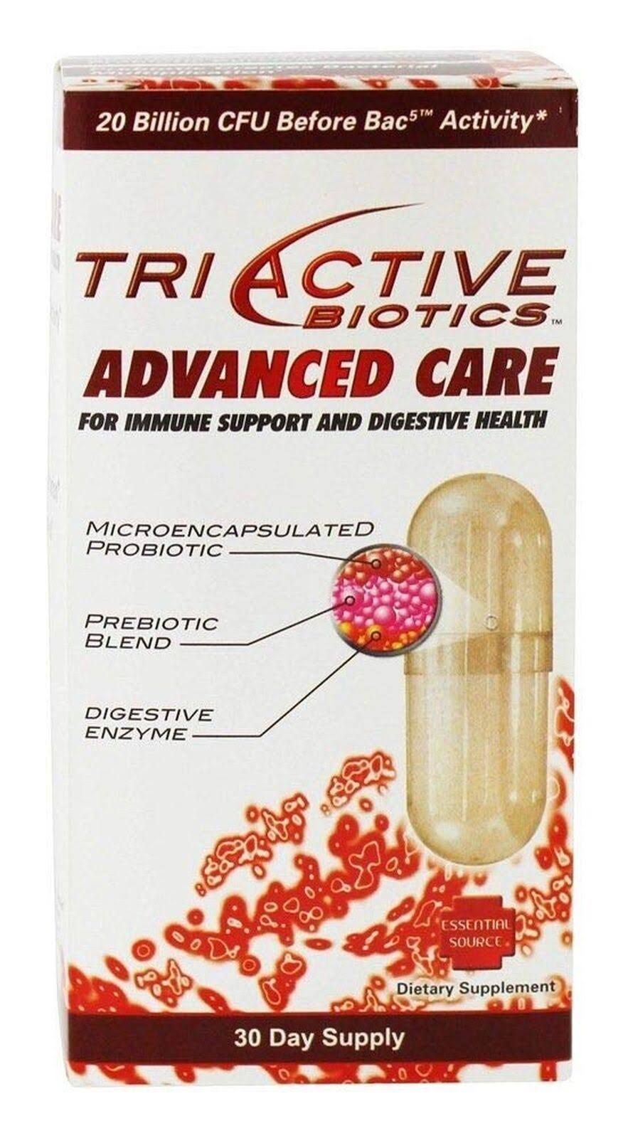 Essential Source TriActive Biotics Advanced Care Colon Cleanse Capsules - x30