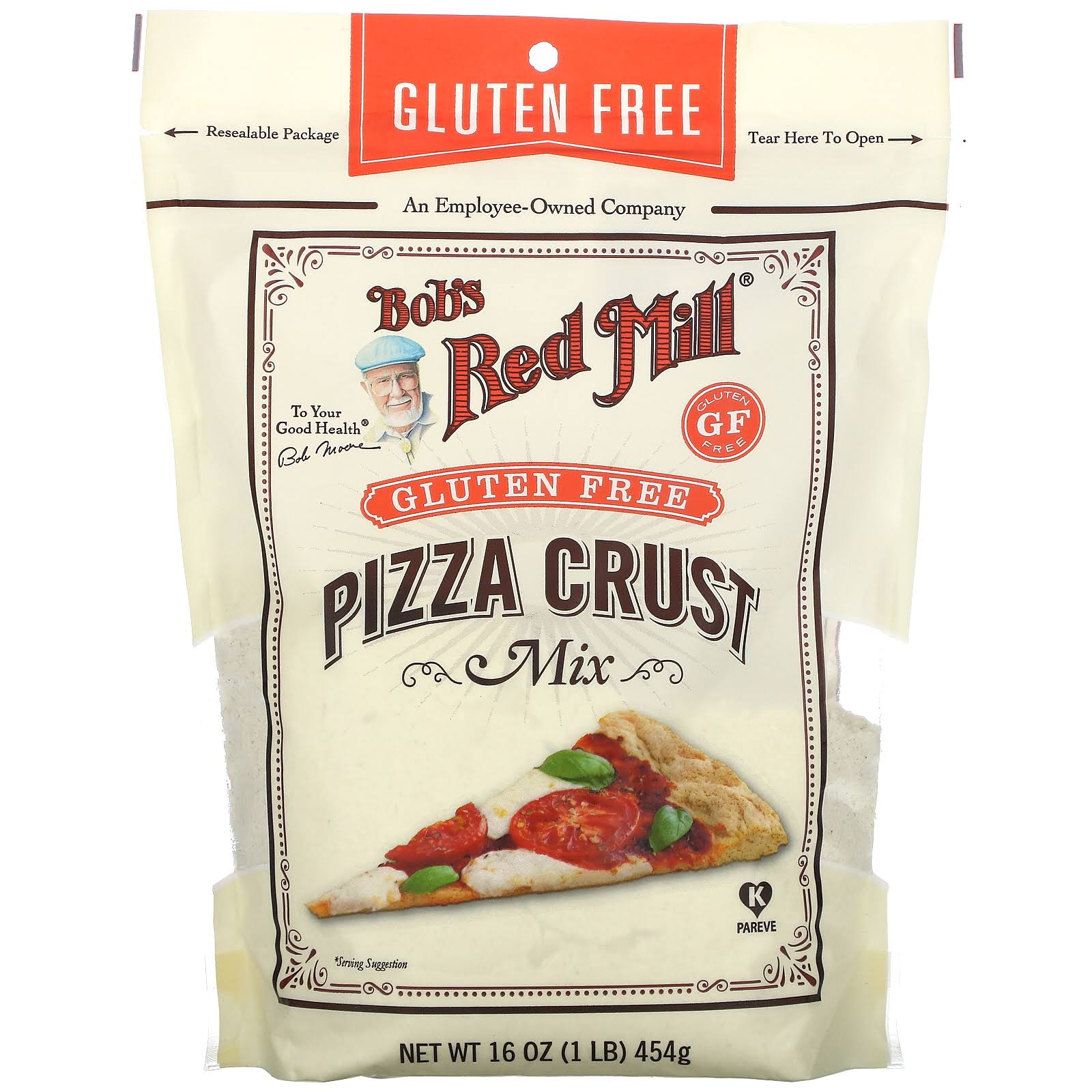 Bobs Red Mill Pizza Crust Mix, Gluten Free - 16 oz