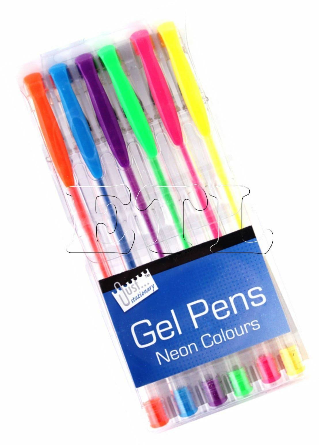 Just Stationary Neon Coloured Gel Pens