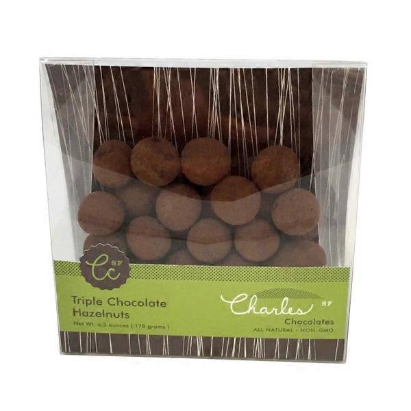 Charles Chocolates Triple Chocolate Hazelnuts - 6.3 oz