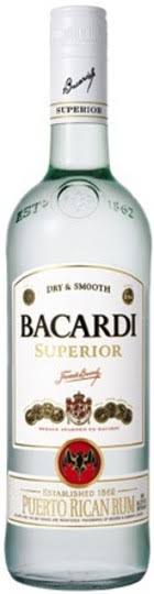 Bacardi Superior Rum - 1000ml