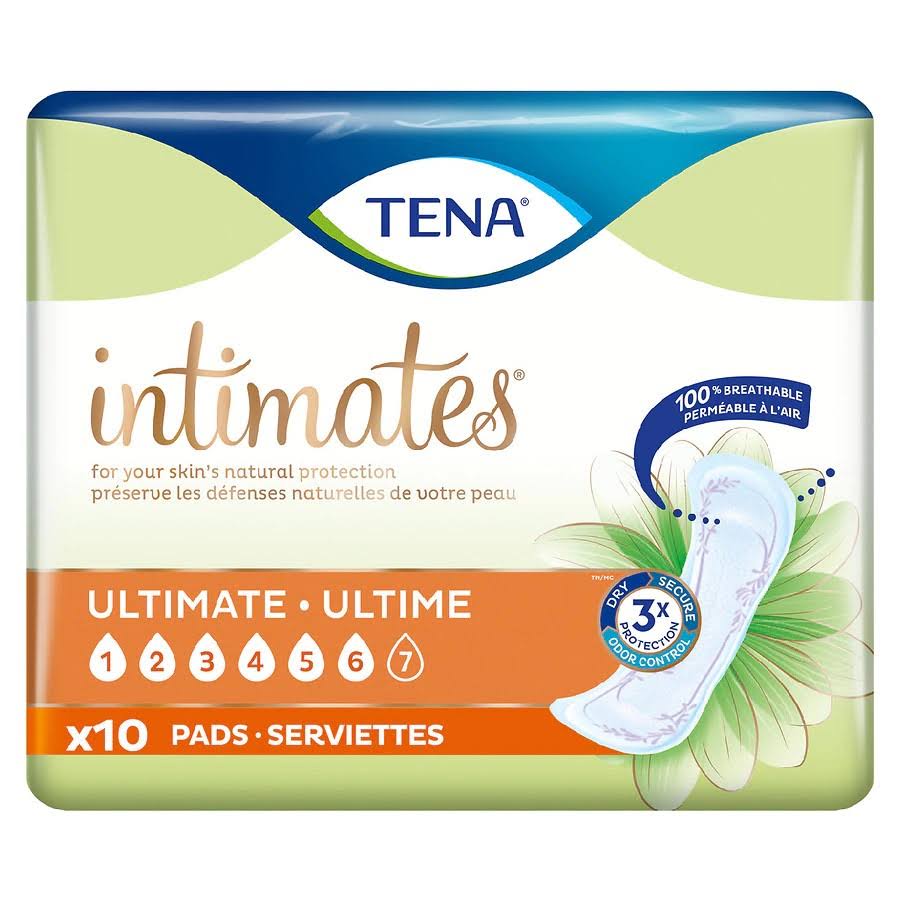 Tena Serenity Ultimate Bladder Control Pads - 10 Pack