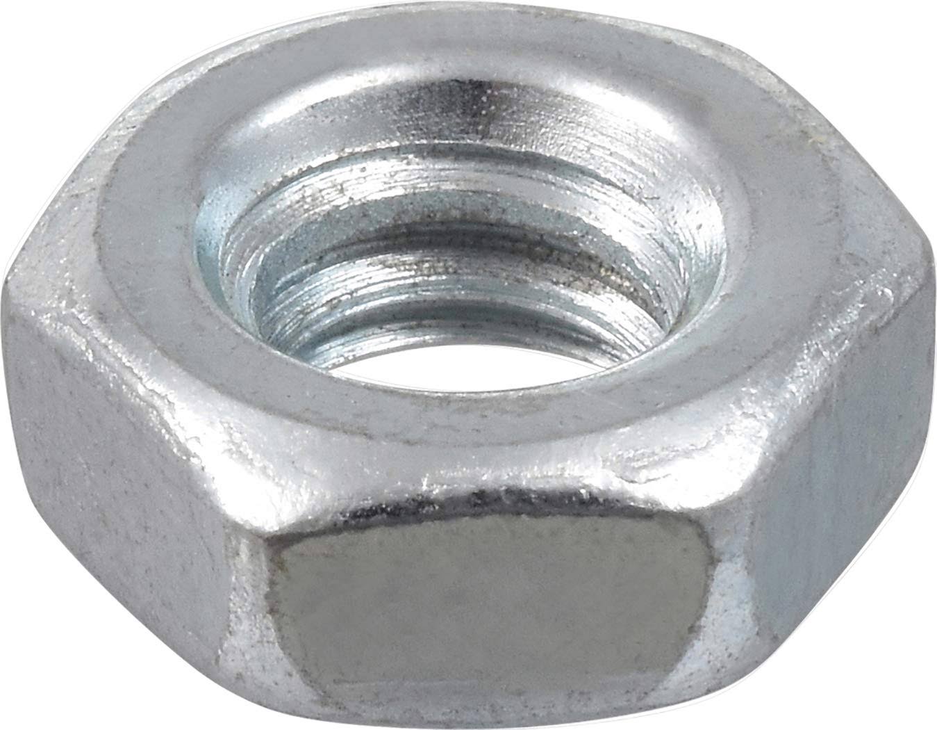The Hillman Group Standard Hex Nuts - 100ct, #10-24 Zinc Plated