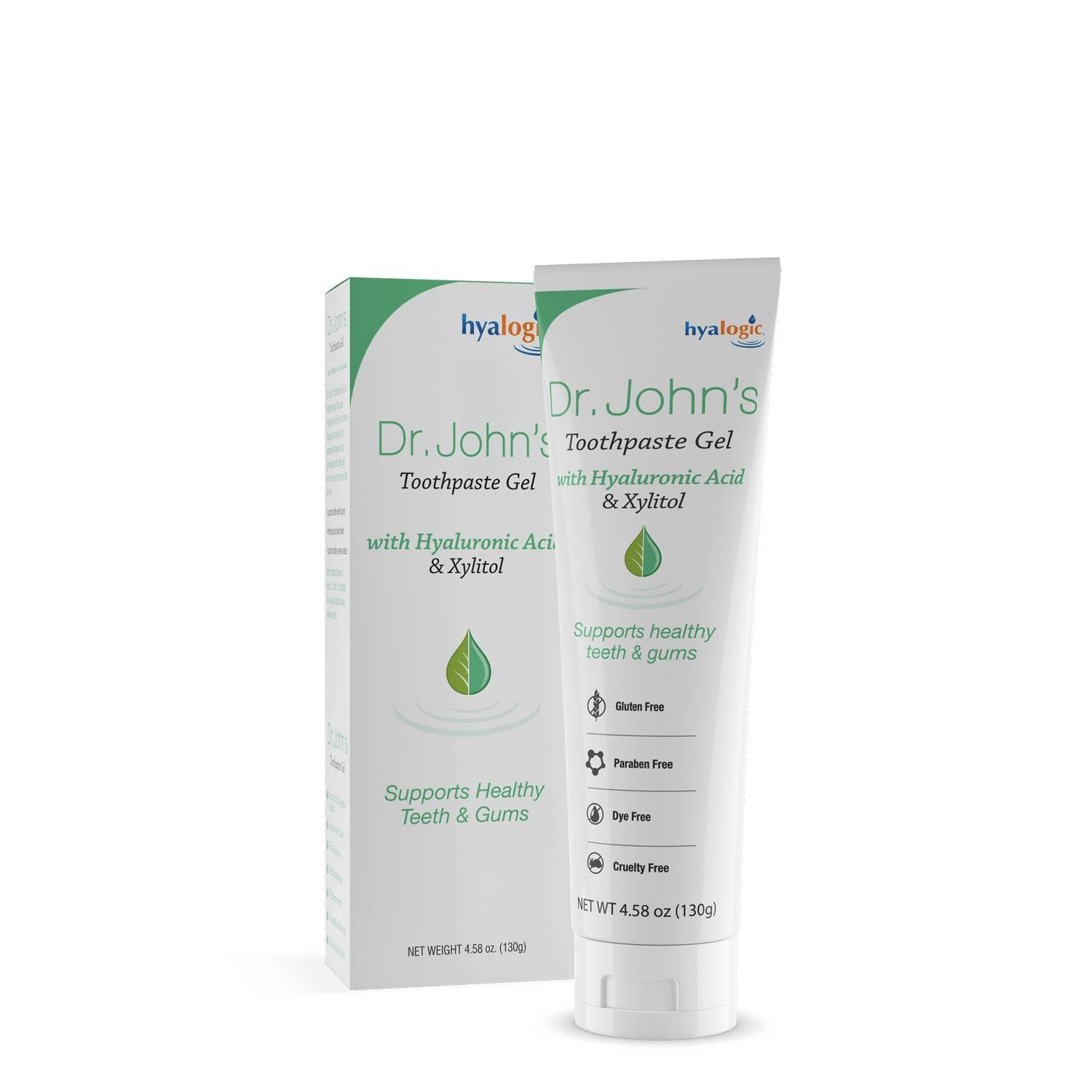 Dr. John's Formula All-Natural Toothpaste Gel - with Hyaluronic Acid