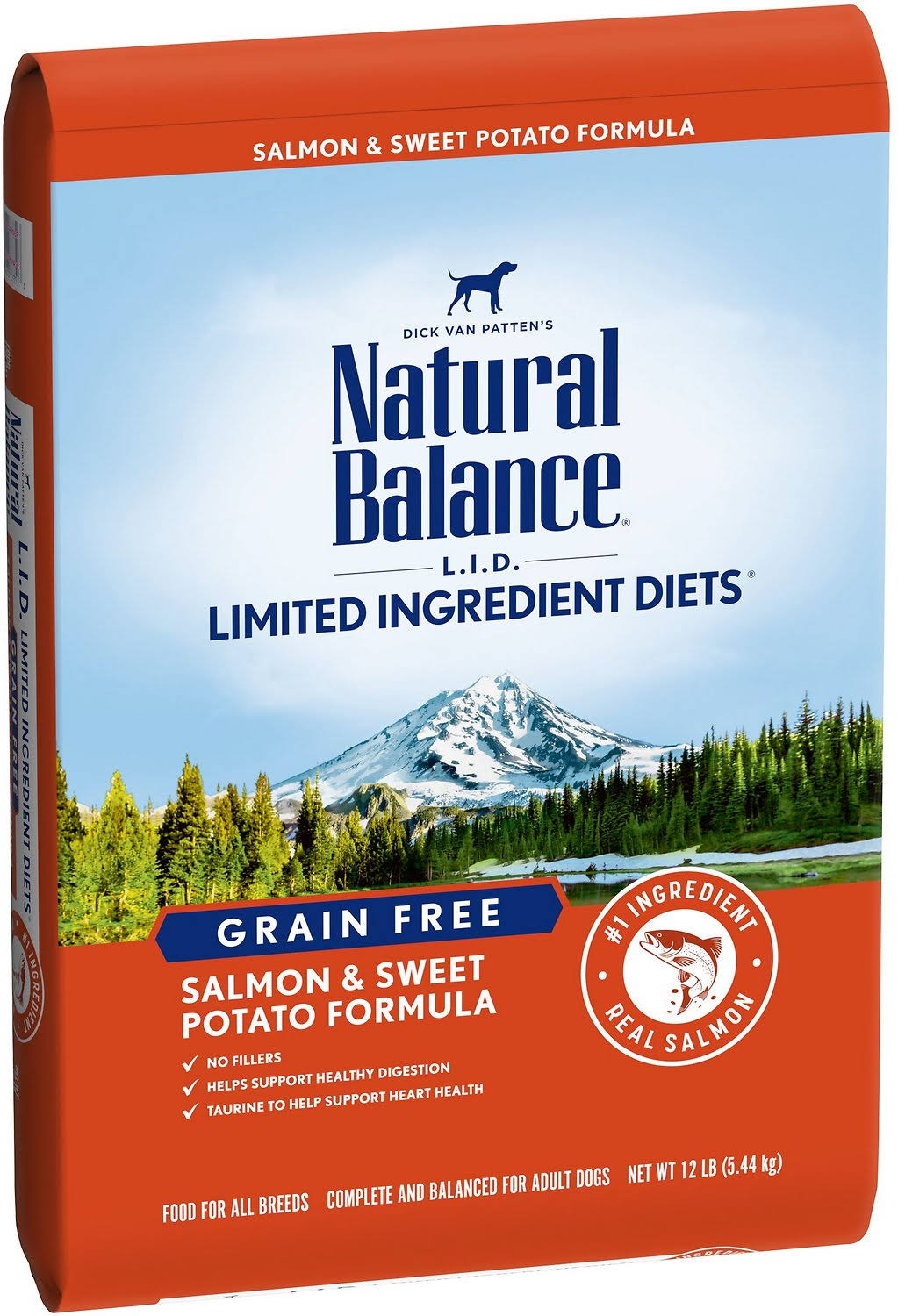 Natural Balance L.I.D. Salmon & Sweet Potato Dog Food [12lb]