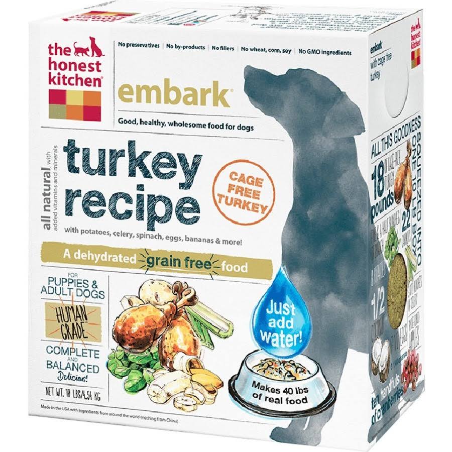 The Honest Kitchen Embark Grain Free Dog Food - Turkey Recipe, 2lbs