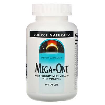 Source Naturals Mega-One Multiple - 180 Tablets