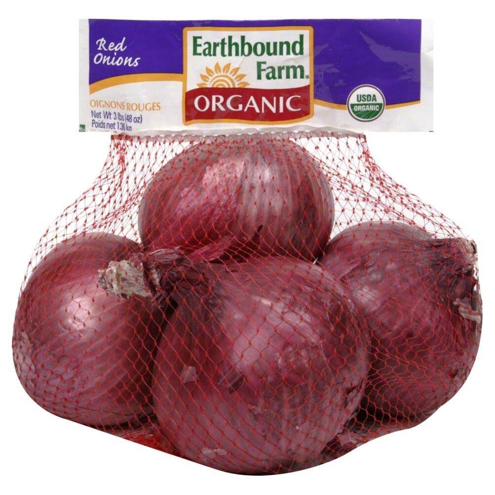 Red Onions Organic 48 oz 1.36 kg