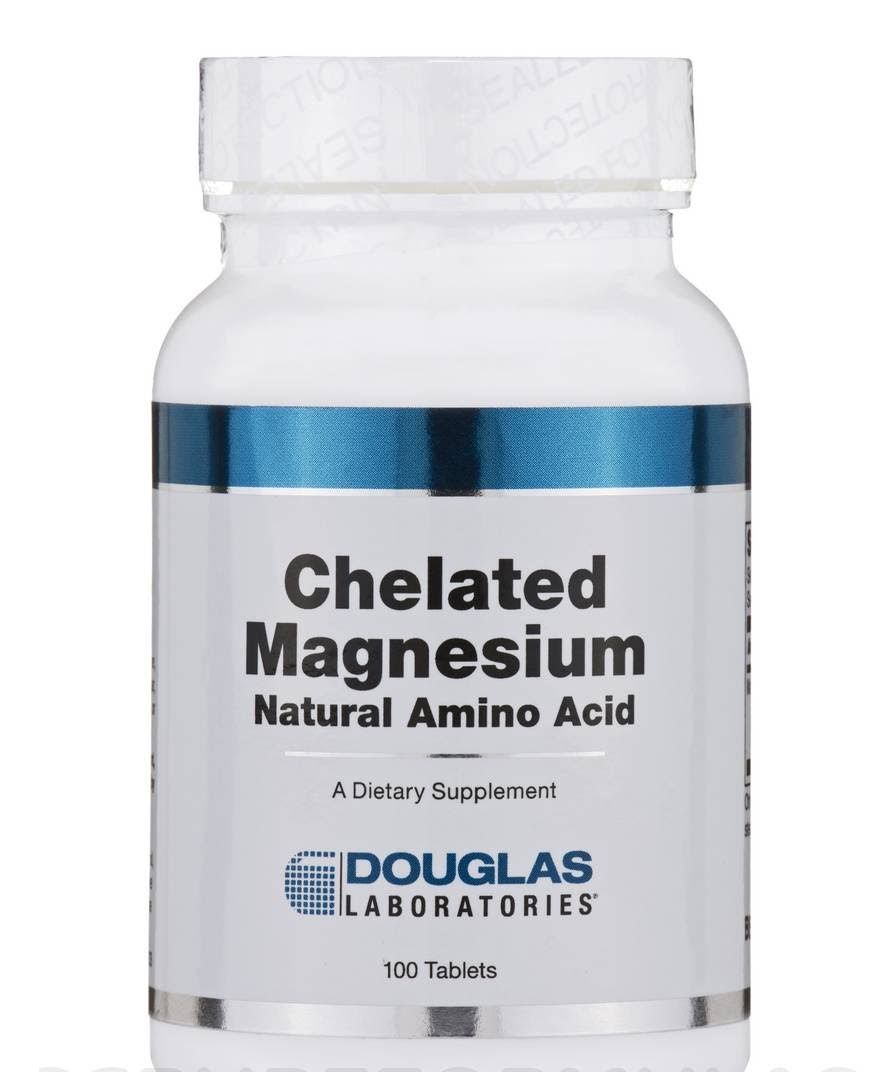 Douglas Laboratories Chelated Magnesium - 100 Tablets