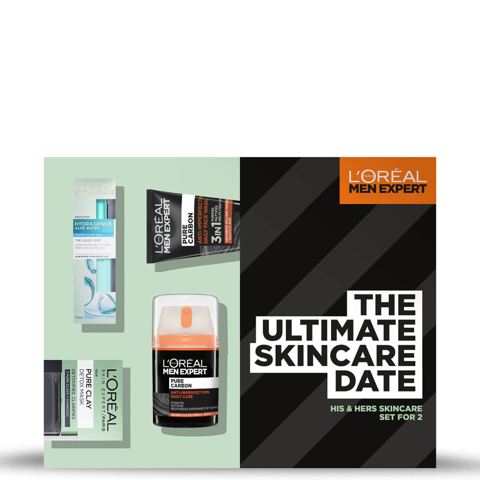L'Oréal Men Expert and L'Oréal Paris The Ultimate Skincare Date Gift Set