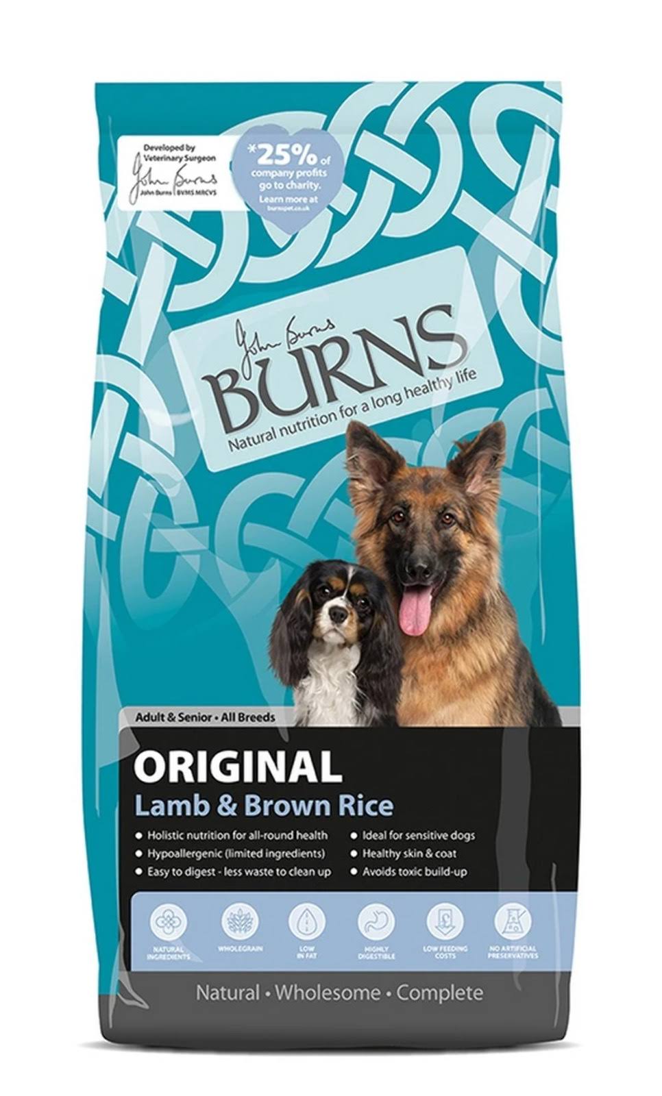 Burns Original Lamb & Brown Rice Dog Food 12kg