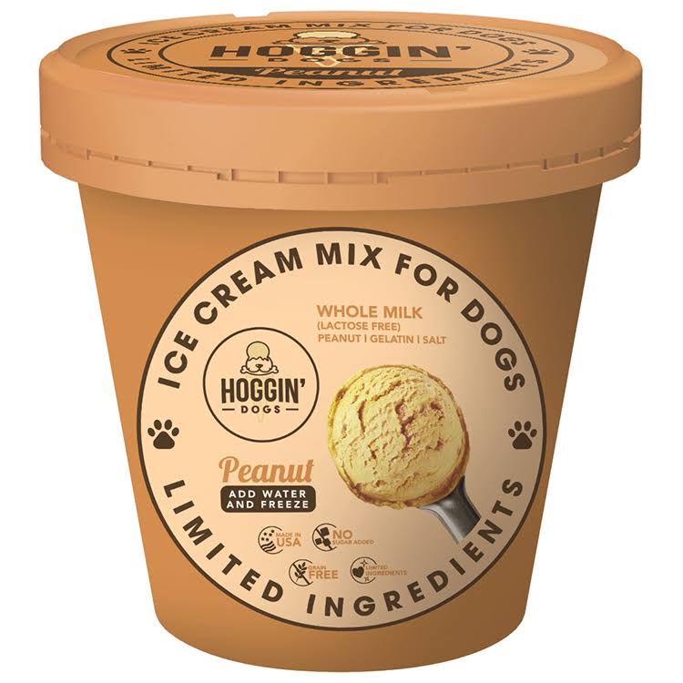 Hoggin' Dogs Ice Cream Mix - Peanut Regular (4.65 oz)
