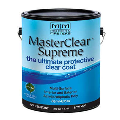 Modern Masters MCS903GAL 1 Gal. Semi- Gloss Masterclear Supreme Protective Clear Coat