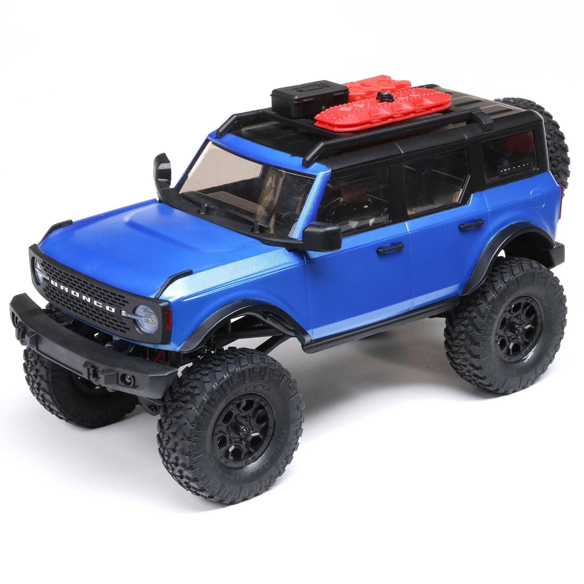 Axial 1/24 Scx24 2021 Ford Bronco 4WD Truck RTR, Blue