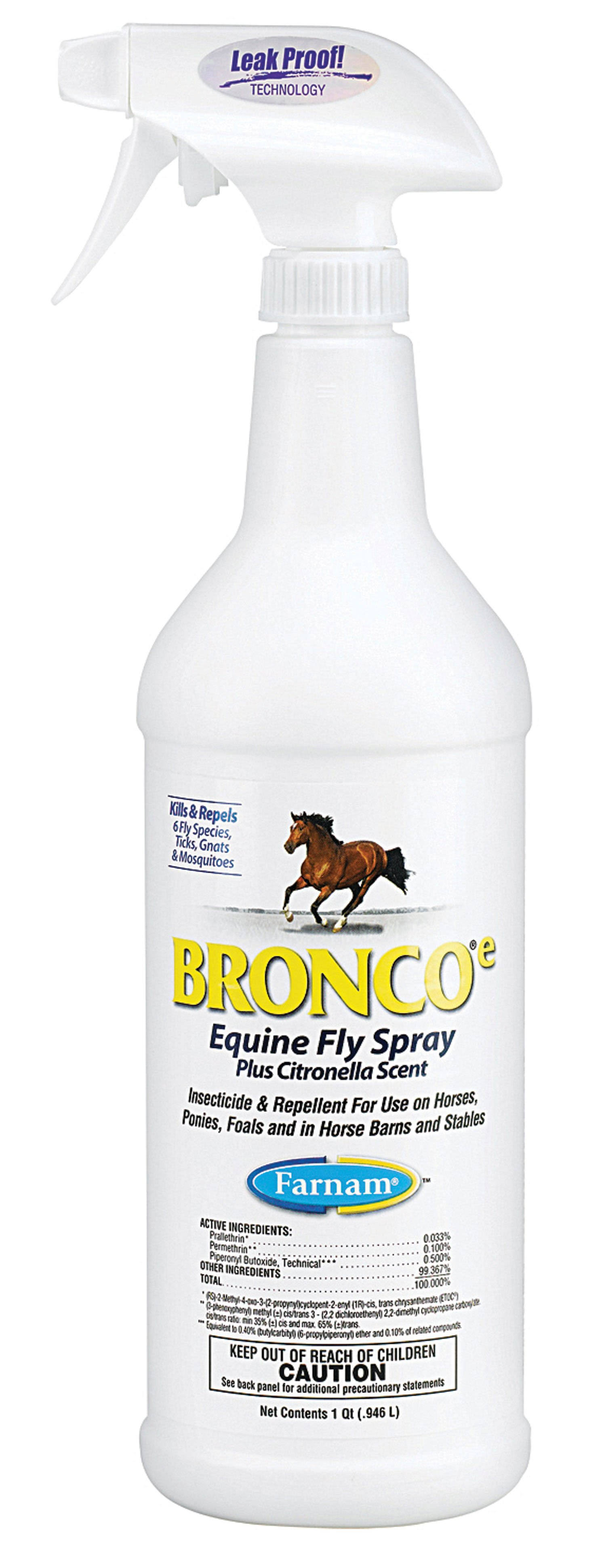 Farnam Broncoᵉ Plus Citronella Scent Equine Fly Spray