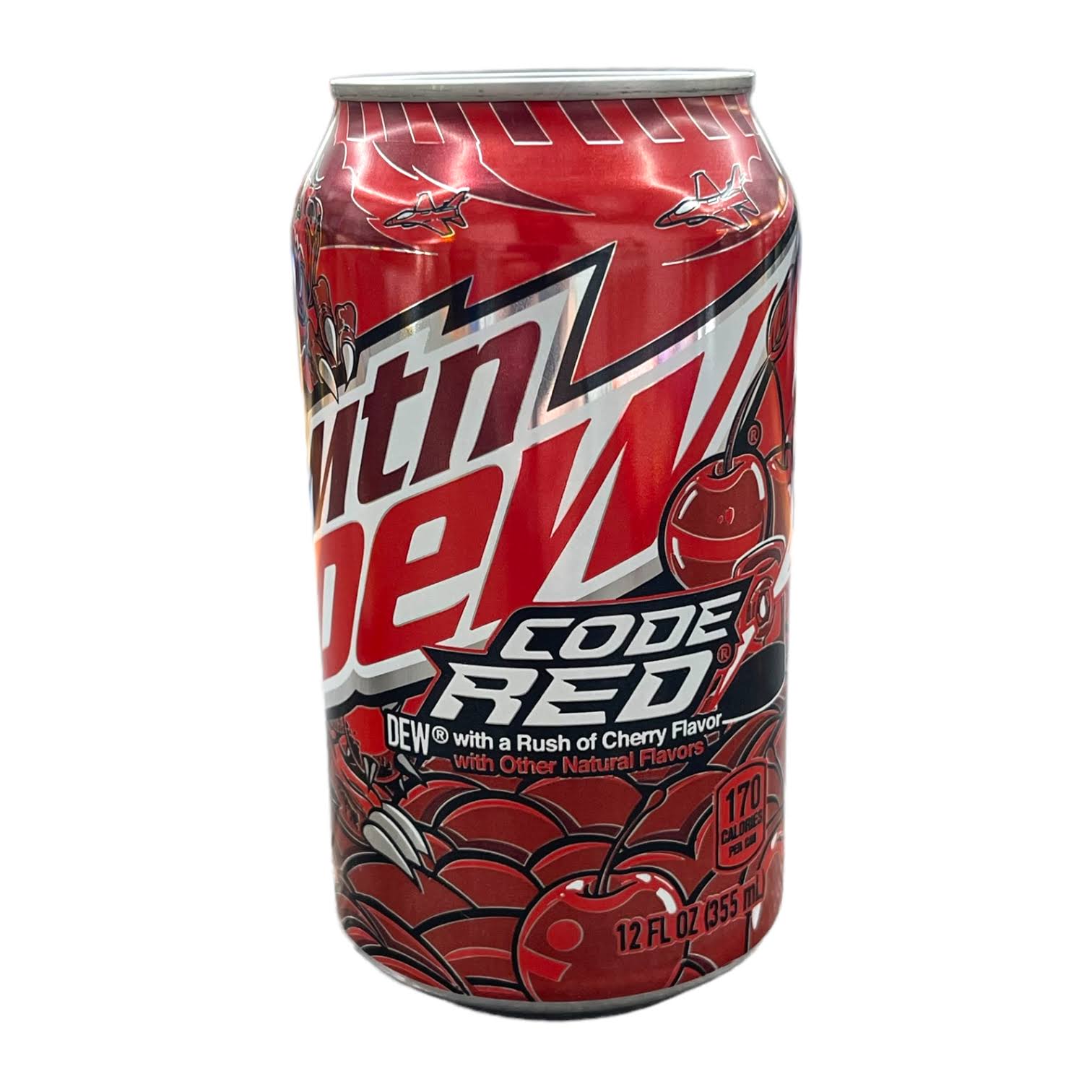 Mountain Dew Soda - Code Red, 12oz