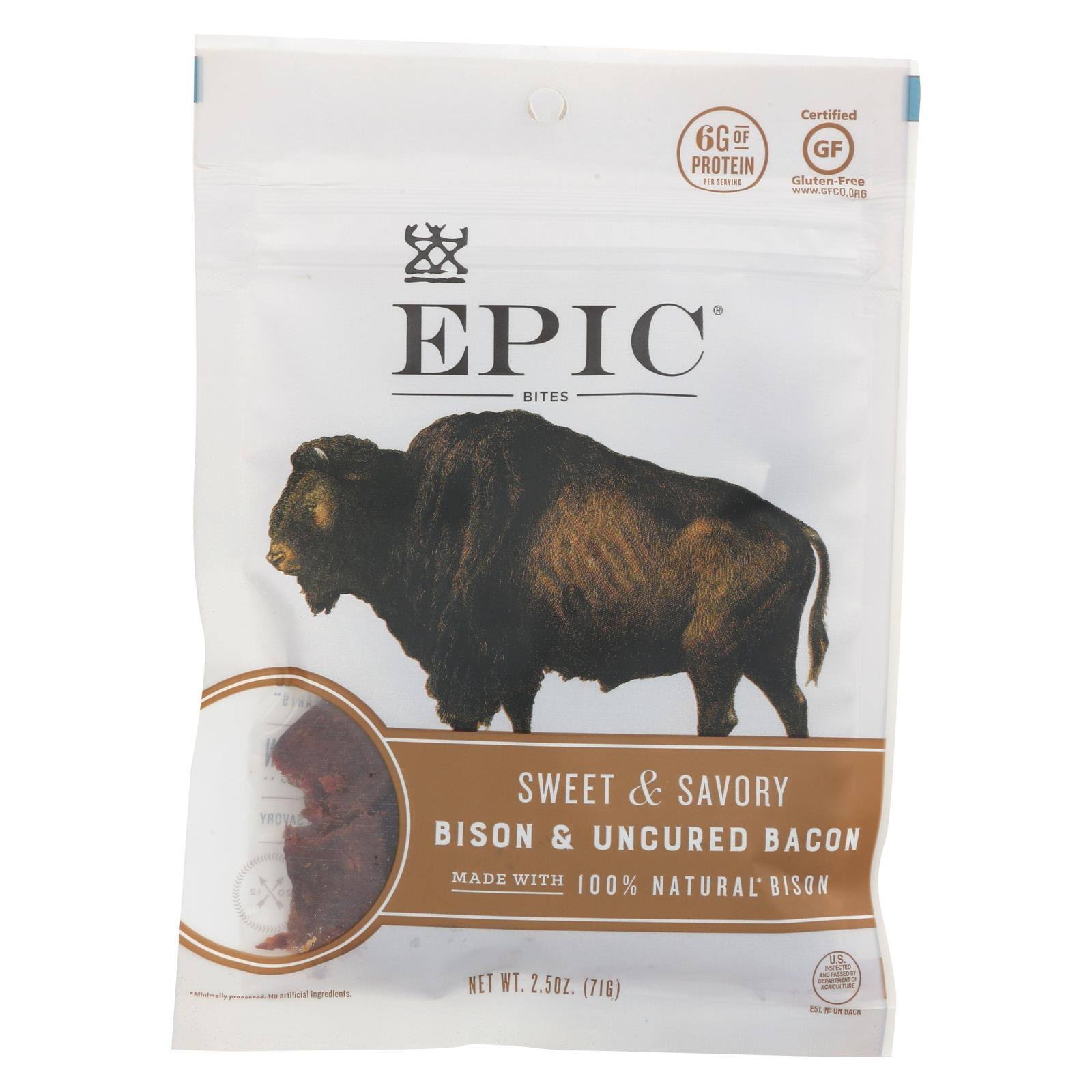 Epic Bison Bacon Chia Bites - 2.5oz