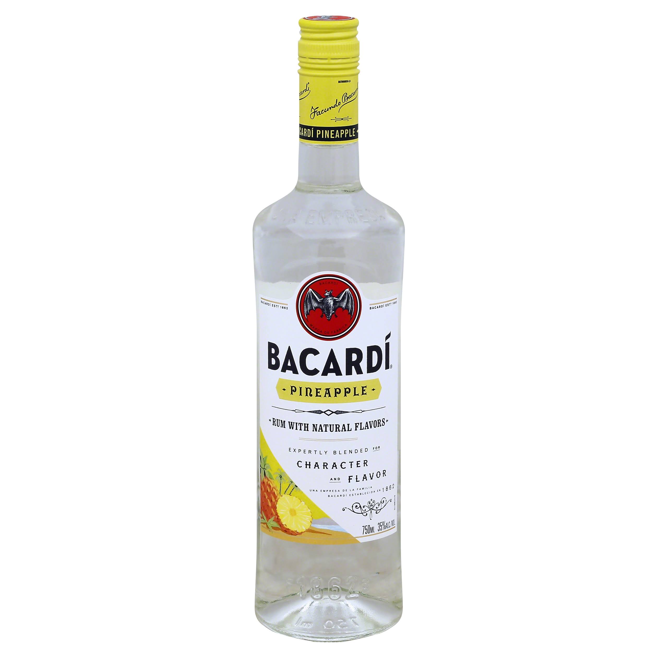 Bacardi Pineapple Fusion Rum - 750ml