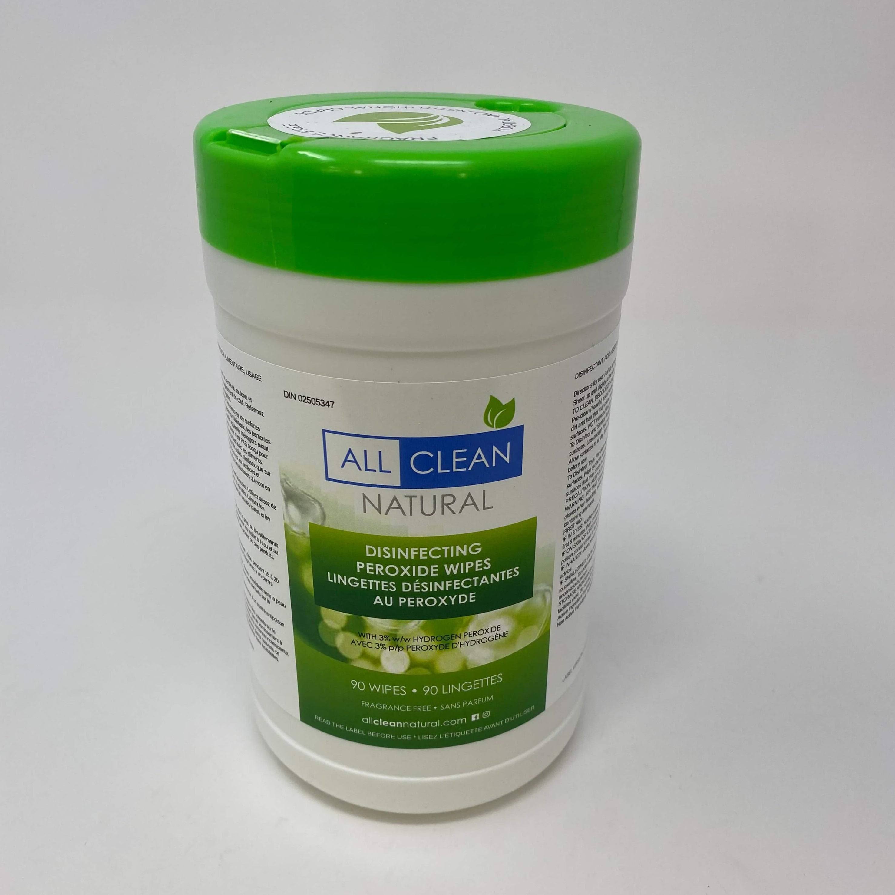 All Clean Natural Scent-Free Sanitizing Wipes - 90 Wipes