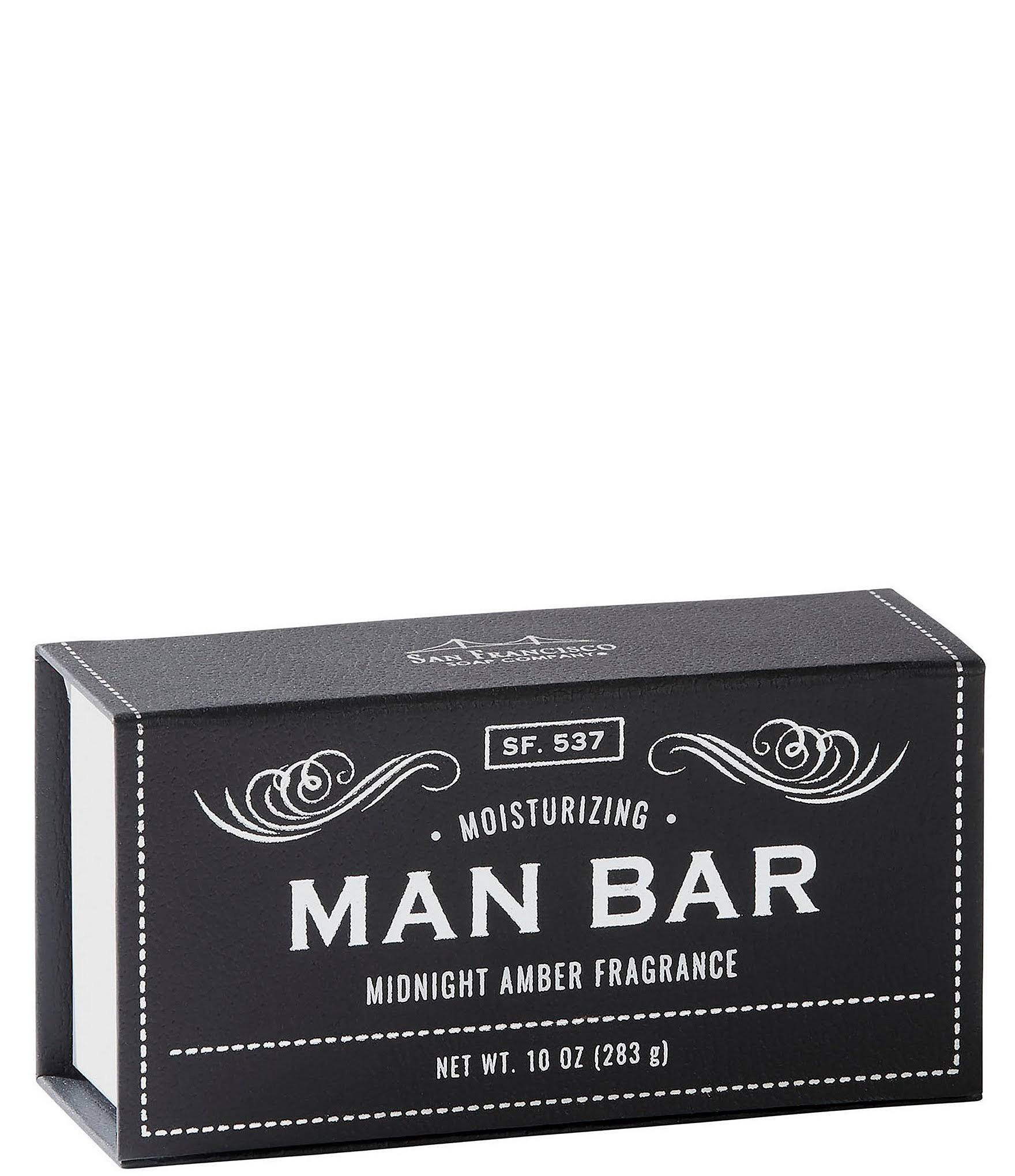 San Francisco Soap Company Deep Cleansing Man Bar, Midnight Amber, 10