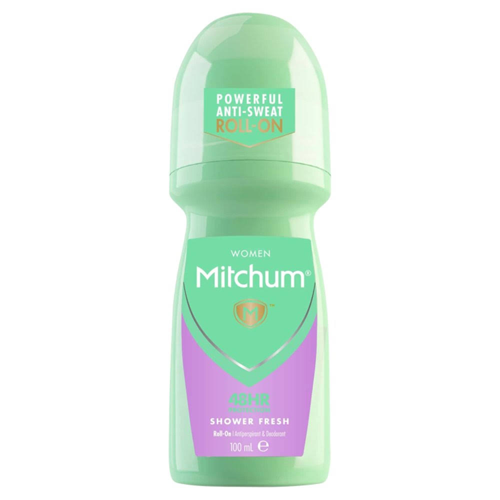 Mitchum Women 48HR Protection Anti Perspirant and Deodorant Roll On - Shower Fresh, 100ml
