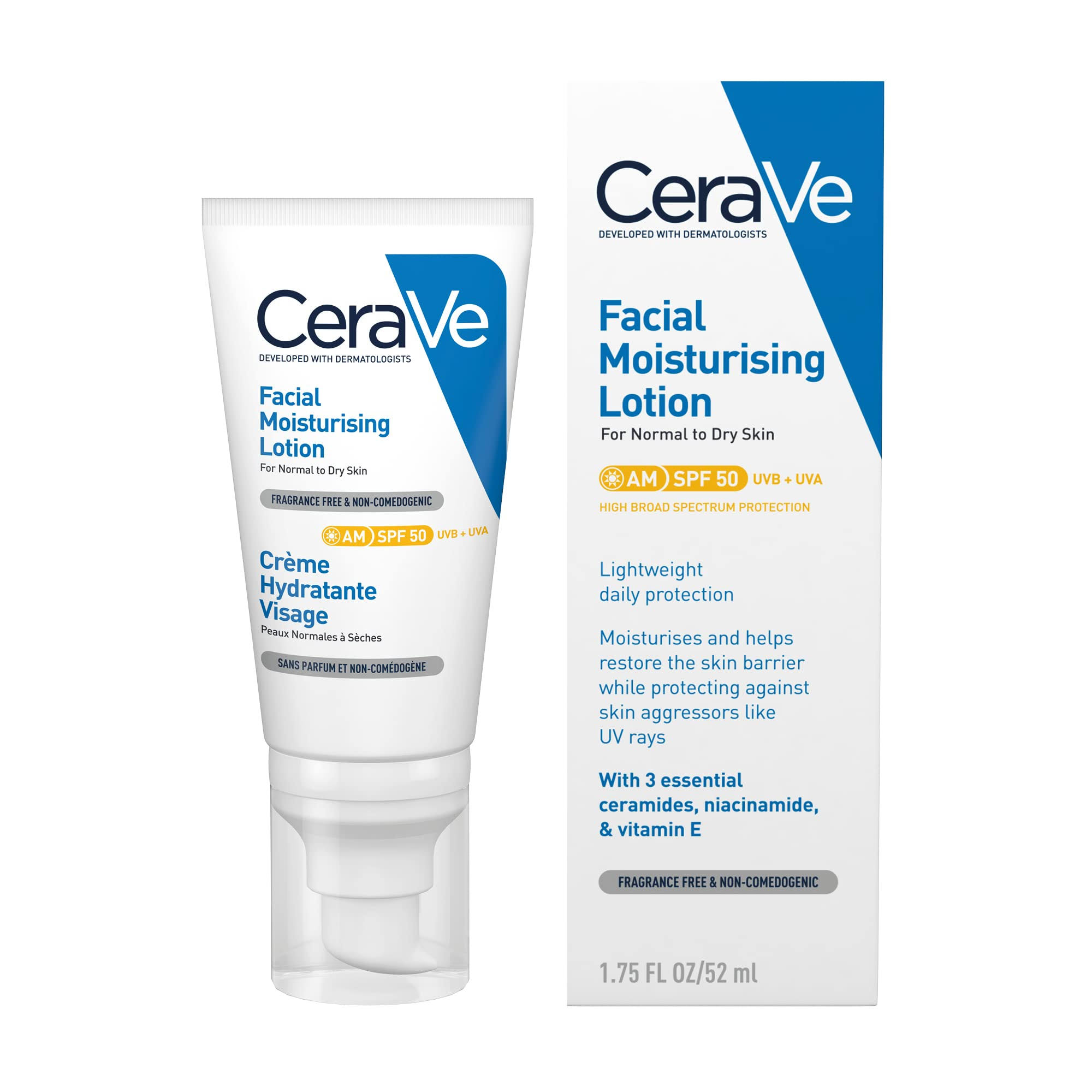 CeraVe Facial Moisturizing Lotion SPF50 52ml