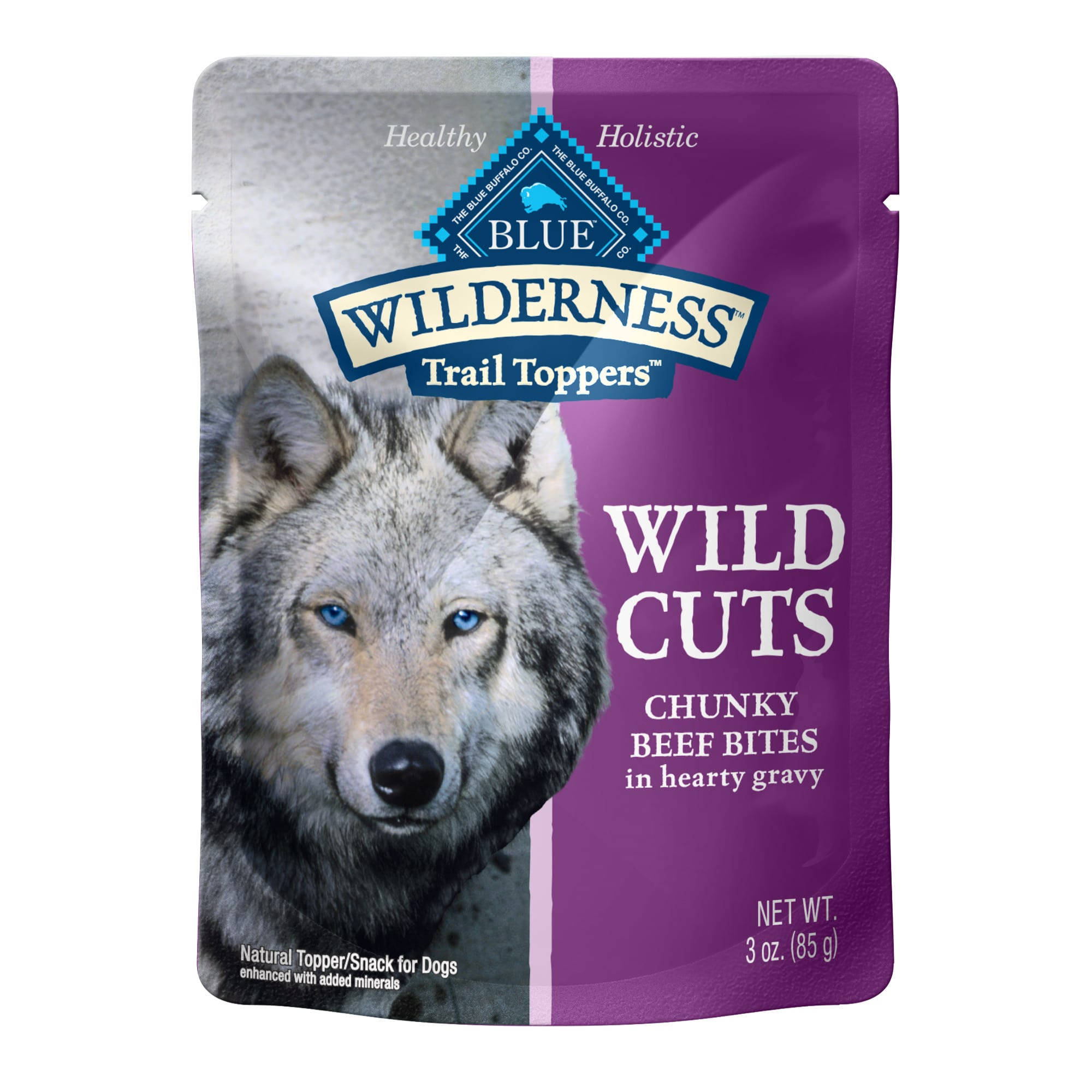 Blue Buffalo Wilderness Trail Toppers Dog Food - Wild Cuts, Beef Bites, 3oz