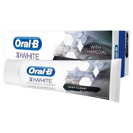 Oral-B 3D White Luxe Charcoal Toothpaste - 75ml