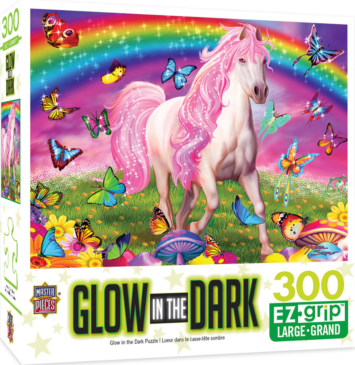 Glow in The Dark - Rainbow World - 300 Piece Puzzle