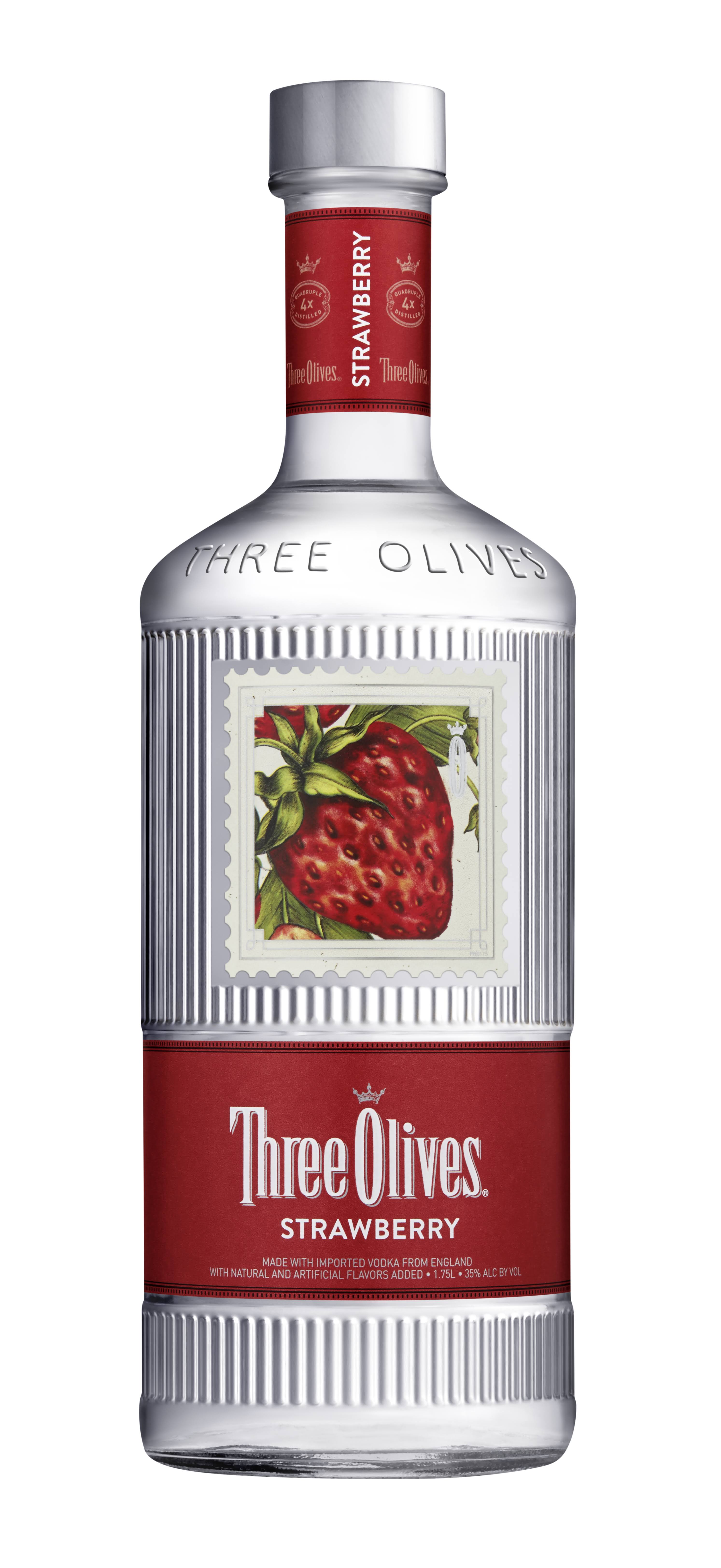 Three Olives Strawberry Vodka 1.75L