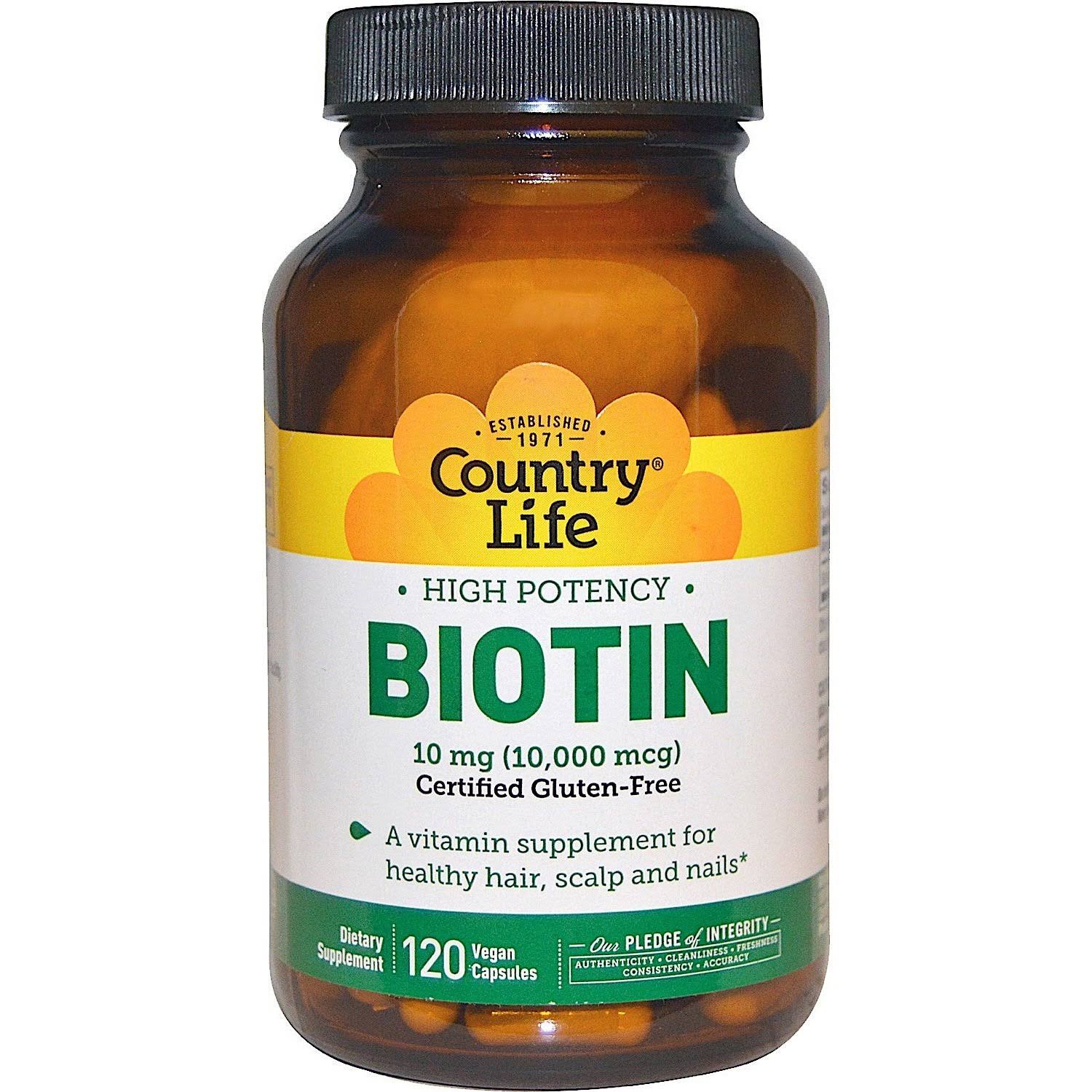Country Life Biotin High Potency