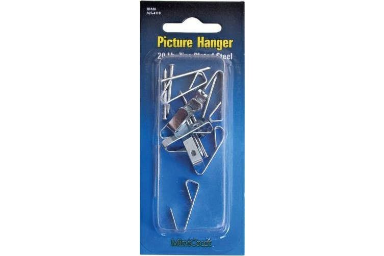 Prosource Picture Hanger - 20lbs Weight Capacity, Zinc