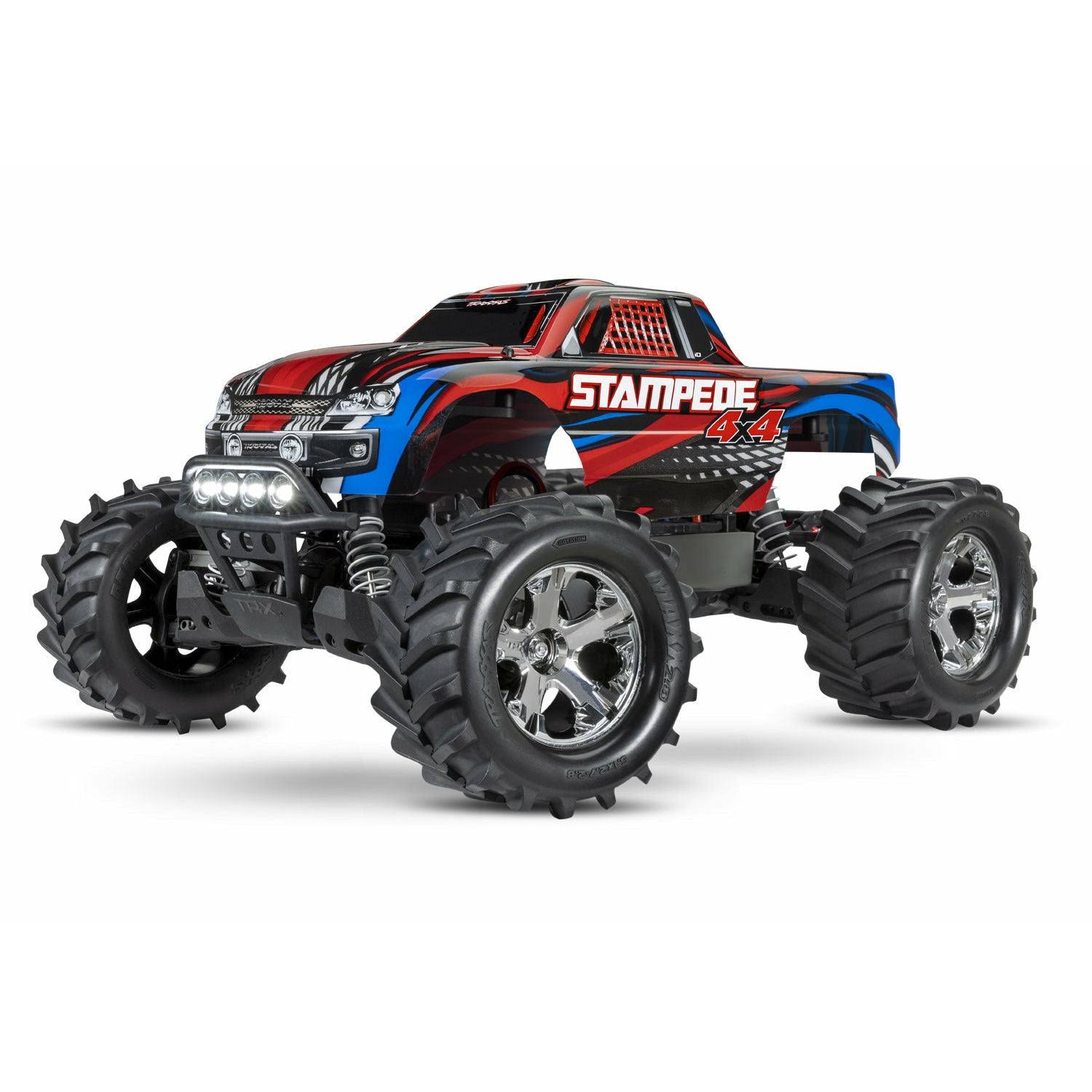 TRAXXAS Stampede 4x4 Red RTR with Battery + LED Light / TRX67054-61RED