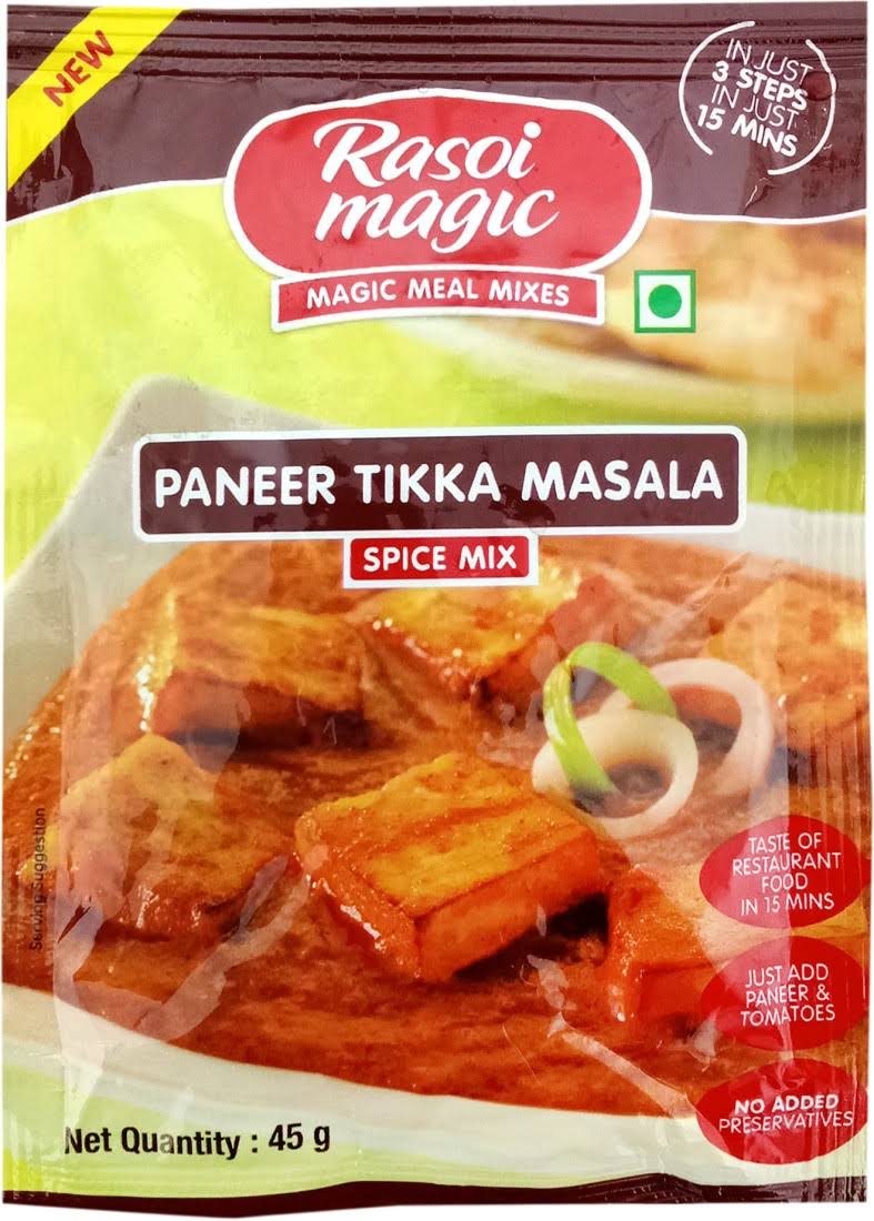Paneer Tikka Masala - Rasoi Magic - 50g - BBE Dec 2019