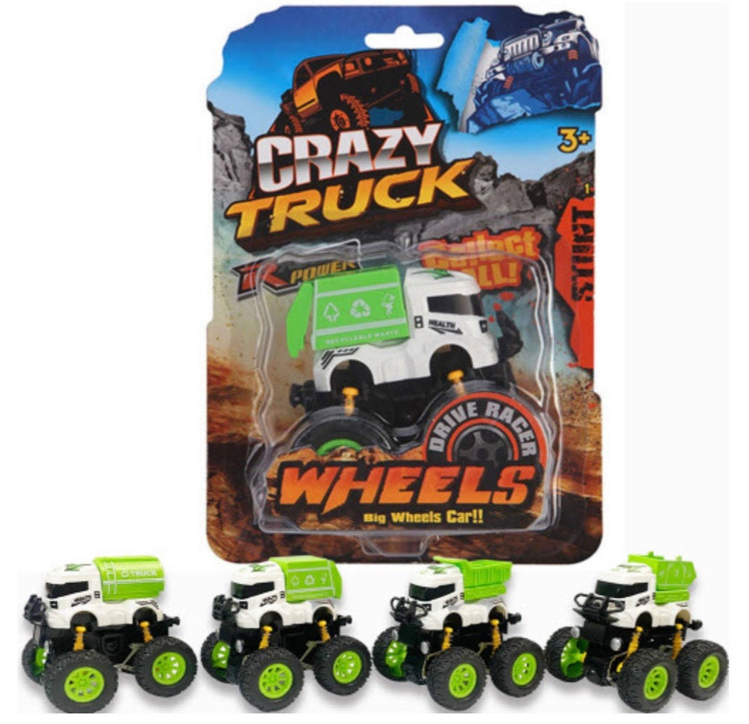 Crazy Truck Friction Powered Eco Trucks